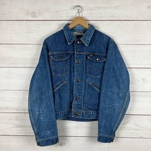 Vintage 1970s Wrangler Trucker Jacket Size 42